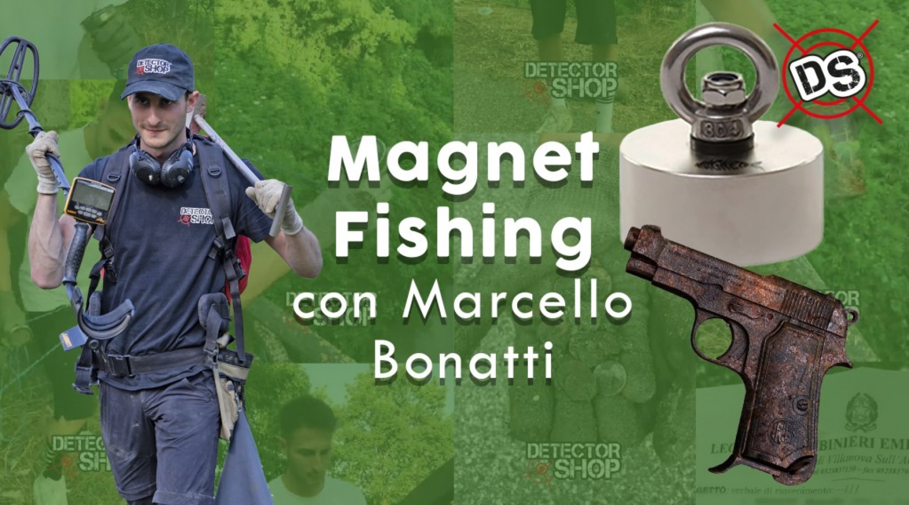 Magnet fishing, a gun came up from the creek 